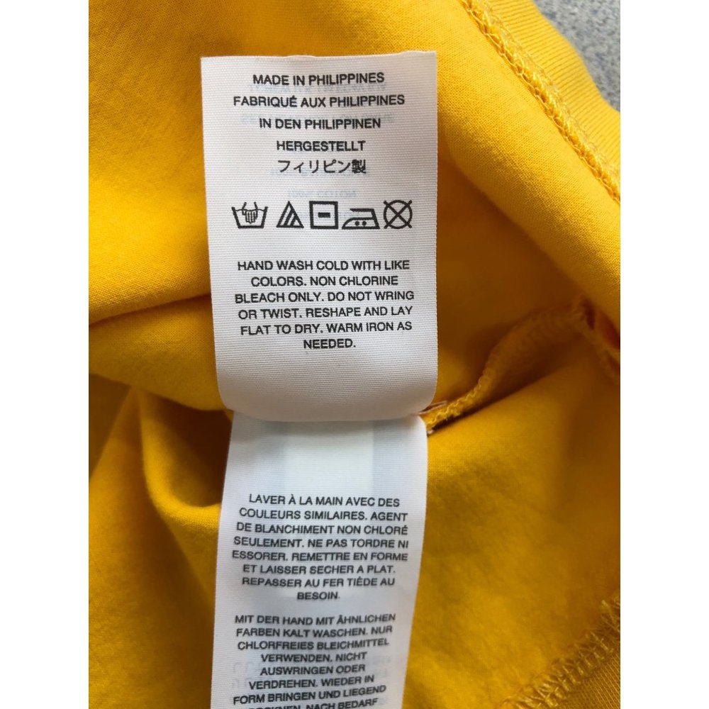 J. Crew Women One Shoulder Yellow Ruffle Cotton Top Size XS - Picture 5 of 7